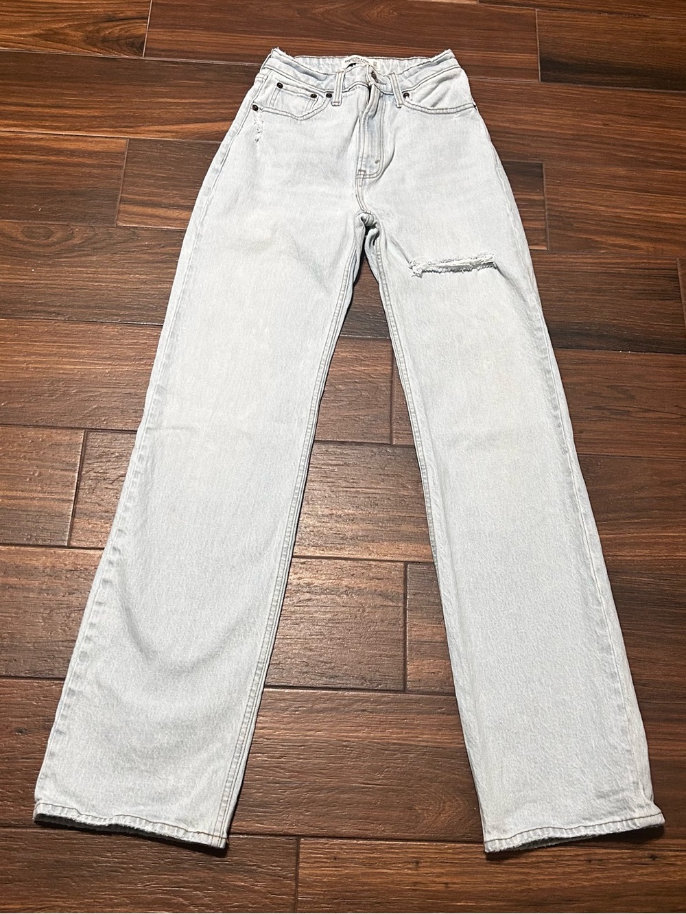 24L 00L Abercrombie‎ & Fitch The 90s Relaxed Jean High Rise Wide Leg Tall